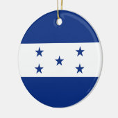 Honduras-Flagge Keramik Ornament (Links)