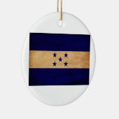 Honduras-Flagge Keramik Ornament (Rechts)