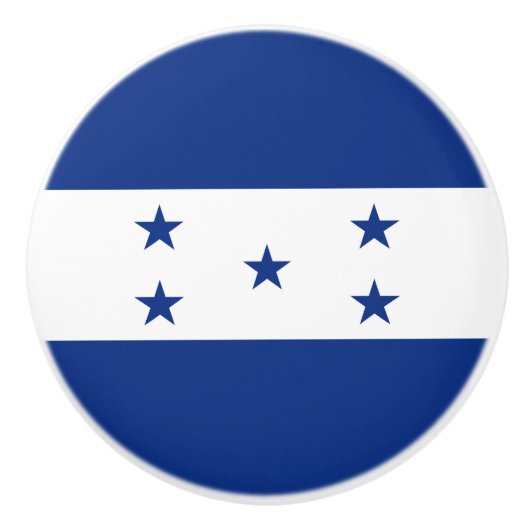 Honduras-Flagge Keramikknauf (Vorderseite)