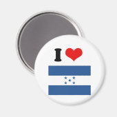 Honduras-Flagge Magnet (Vorderseite/Rückseite)