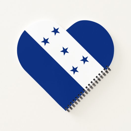 Honduras-Flagge Notizblock (Rückseite)