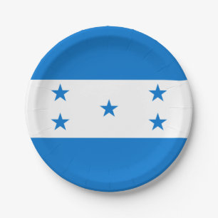 Honduras-Flagge Pappteller