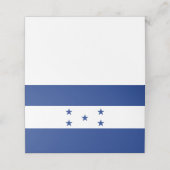 Honduras-Flagge Platzkarte (Außenseite Aufgefaltet)