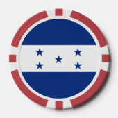 Honduras-Flagge Pokerchips (Vorderseite)