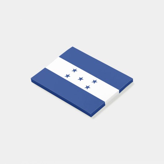 Honduras-Flagge Post-it Klebezettel (angewinkelt)