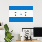 Honduras-Flagge Poster (Heimbüro)