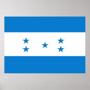 Honduras-Flagge Poster
