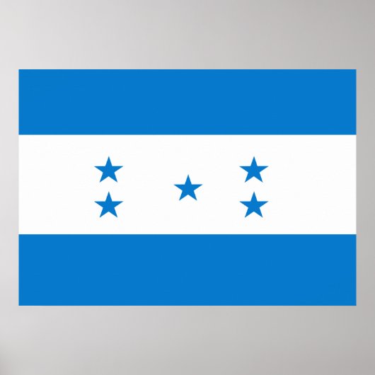 Honduras-Flagge Poster (Vorne)