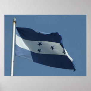 Honduras-Flagge Poster