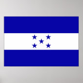 Honduras-Flagge Poster (Vorne)