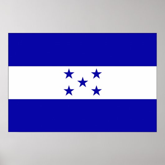 Honduras-Flagge Poster (Vorne)