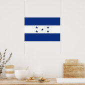 Honduras-Flagge Poster (Küche)