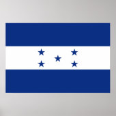 Honduras-Flagge Poster (Vorne)