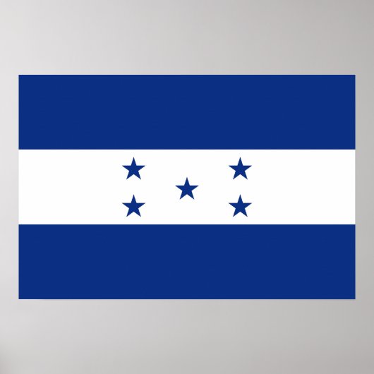 Honduras-Flagge Poster (Vorne)