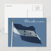 honduras-Flagge Postkarte (Vorne/Hinten)