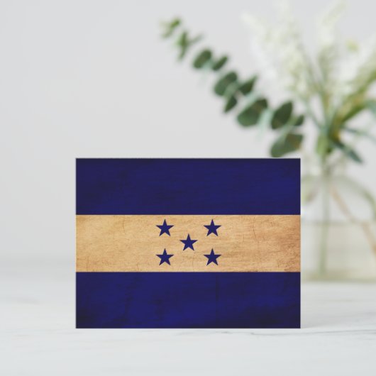 Honduras-Flagge Postkarte (Stehend Vorderseite)
