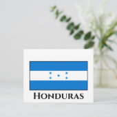 Honduras-Flagge Postkarte (Stehend Vorderseite)