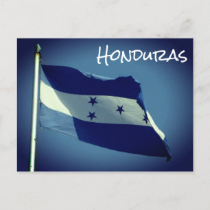 honduras Flagge Postkarte
