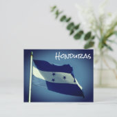 honduras Flagge Postkarte (Stehend Vorderseite)