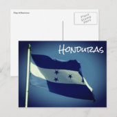 honduras Flagge Postkarte (Vorne/Hinten)