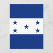 Honduras-Flagge Postkarte (Vorderseite)