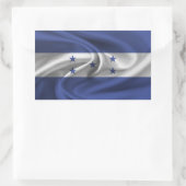 Honduras-Flagge Rechteckiger Aufkleber (Tasche)