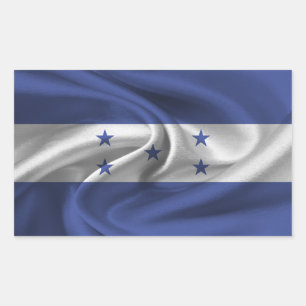 Honduras-Flagge Rechteckiger Aufkleber
