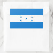 Honduras-Flagge Rechteckiger Aufkleber (Tasche)