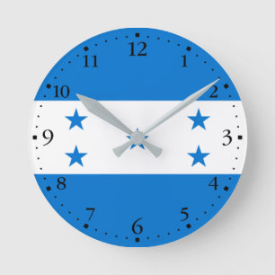Honduras-Flagge Runde Wanduhr