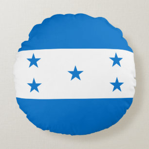 Honduras-Flagge Rundes Kissen