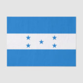 Honduras-Flagge Seidenpapier (Vorderseite)