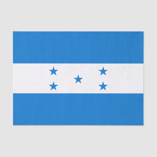 Honduras-Flagge Seidenpapier (Vorderseite)