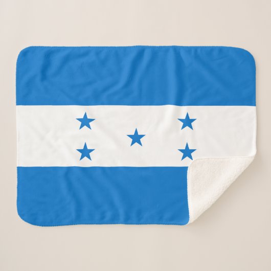 Honduras-Flagge Sherpadecke (Vorderseite (Horizontal))