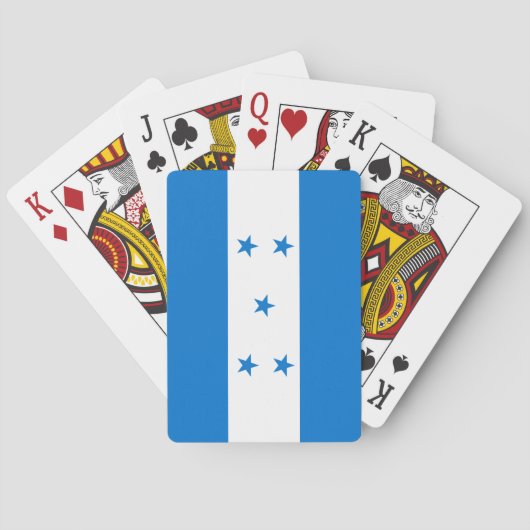 Honduras-Flagge Spielkarten (Rückseite)