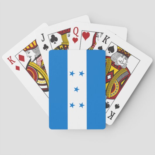 Honduras-Flagge Spielkarten (Rückseite)