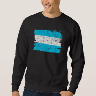 Honduras-Flagge Stolz Freundschaft Stolz Frieden V Sweatshirt