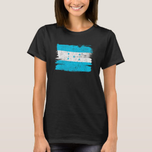 Honduras-Flagge Stolz Freundschaft Stolz Frieden V T-Shirt