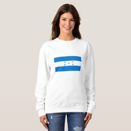 Honduras-Flagge Sweatshirt (Vorne ganz)