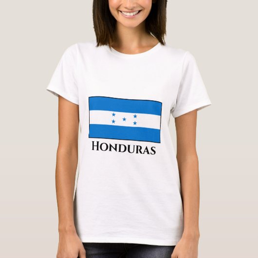 Honduras-Flagge T-Shirt (Vorderseite)