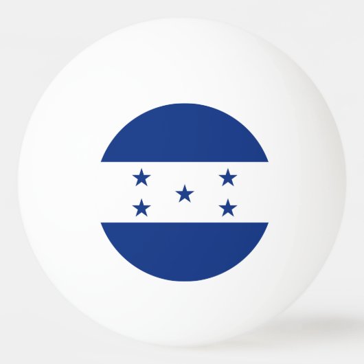 Honduras-Flagge Tischtennisball (Vorderseite)