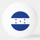 Honduras-Flagge Tischtennisball (Rückseite)