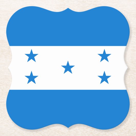 Honduras-Flagge Untersetzer (Vorderseite)