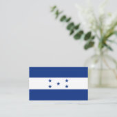 Honduras-Flagge Visitenkarte (Stehend Vorderseite)