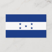 Honduras-Flagge Visitenkarte (Vorderseite)
