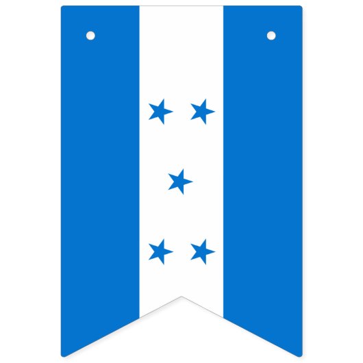 Honduras-Flagge Wimpelkette (Zweite Fahne)