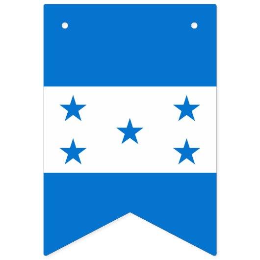 Honduras-Flagge Wimpelkette (Zweite Fahne)