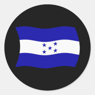 Honduras Flaggen-Aufkleber Runder Aufkleber