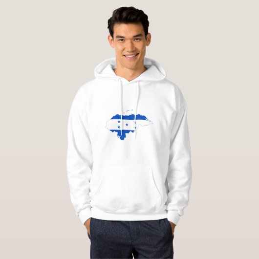 Honduras-Flaggen-Karte HN Hoodie (Vorne ganz)
