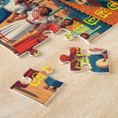  Honduras Fortaleza de Santabarbara Retro poster Puzzle (Seite)