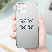 Honduras Frack Butterfly Flag Sticker (Telefon)